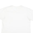 CALVIN KLEIN JEANS Mens White L Cotton Blend T-Shirt Short Sleeve Crew Neck