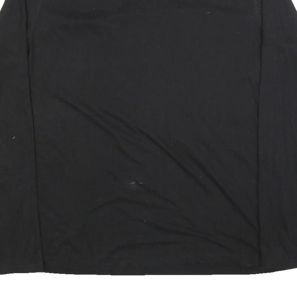 LEE Mens Black Long Sleeve Cotton Blend T-Shirt Crew Neck Classic Fit L