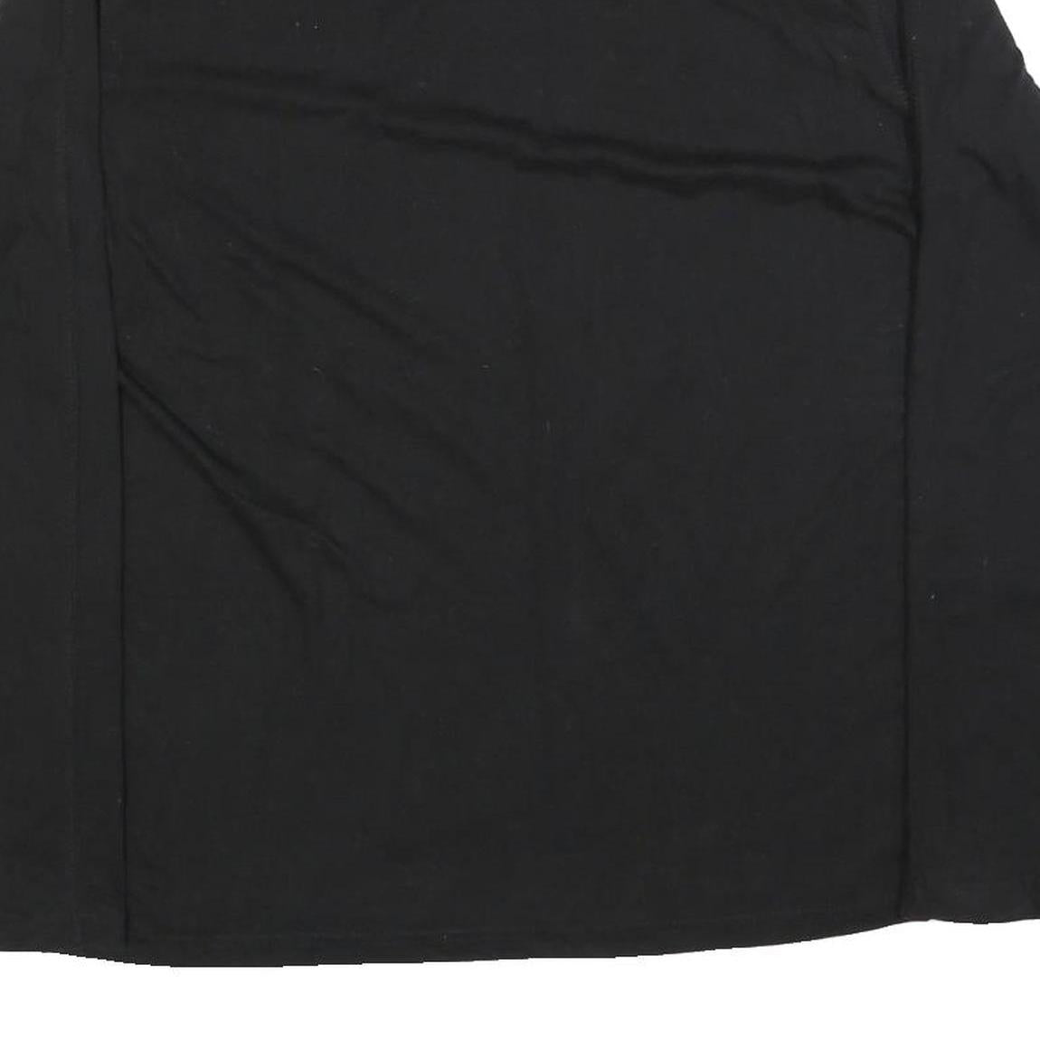 LEE Mens Black Long Sleeve Cotton Blend T-Shirt Crew Neck Classic Fit L