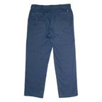 DICKIES 874 Workwear Mens Twill Trousers Blue Classic Straight W40 L32