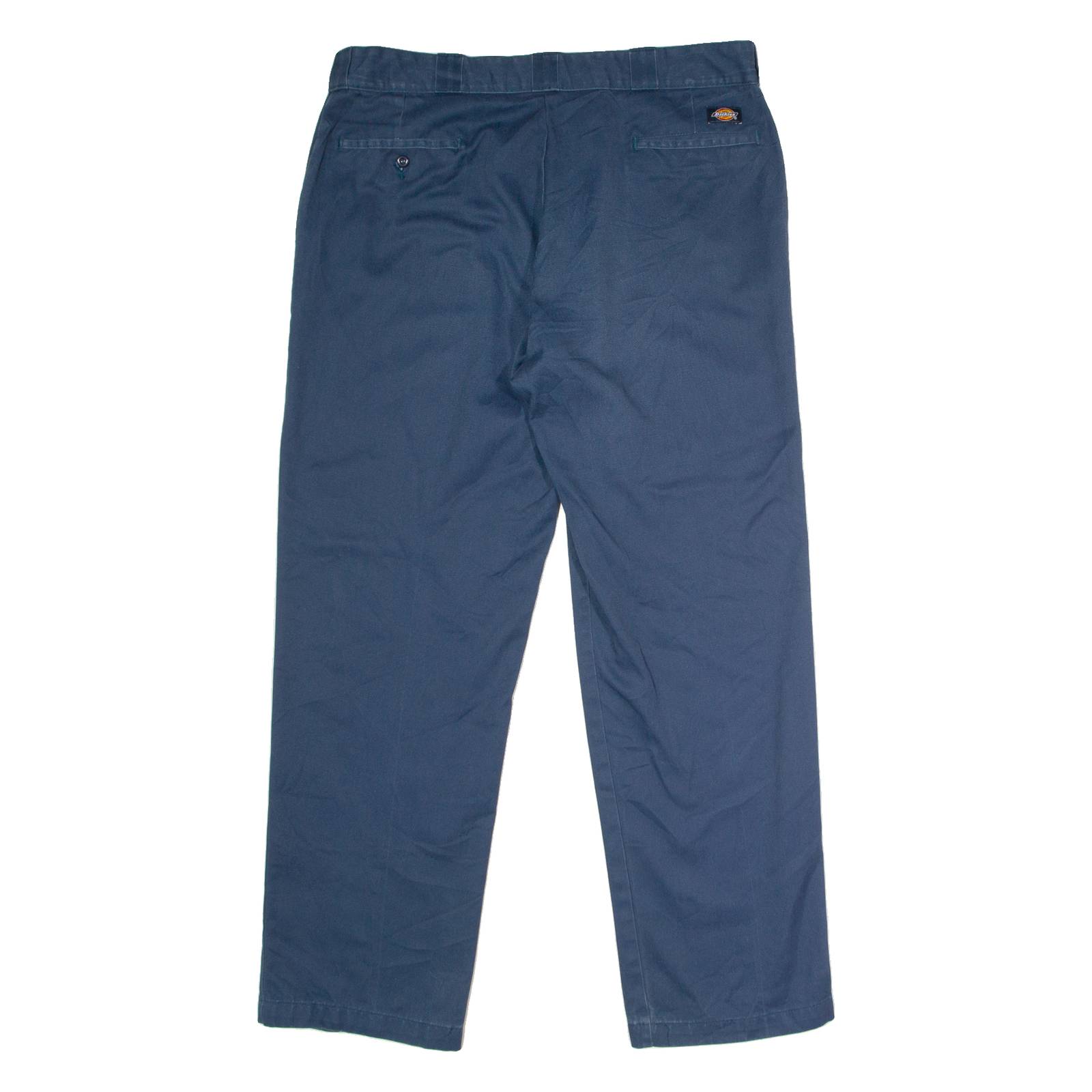 DICKIES 874 Workwear Mens Twill Trousers Blue Classic Straight W40 L32
