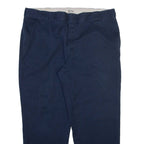 DICKIES 874 Workwear Mens Trousers Blue Regular Straight W42 L30