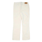 RALPH LAUREN POLO JEANS COMPANY Womens Cotton Blend White Regular Fit Straight