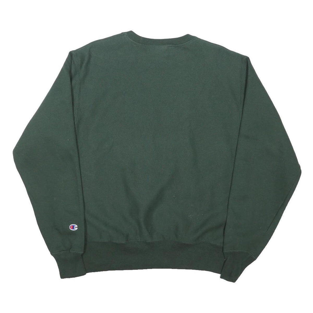 CHAMPION REVERSE WEAVE Mens Green Crew Neck M Stevenson Printed Sweatshirt