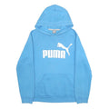 PUMA Boys Blue Cotton Blend Pullover Hoodie XL Casual Sports Sweatshirt
