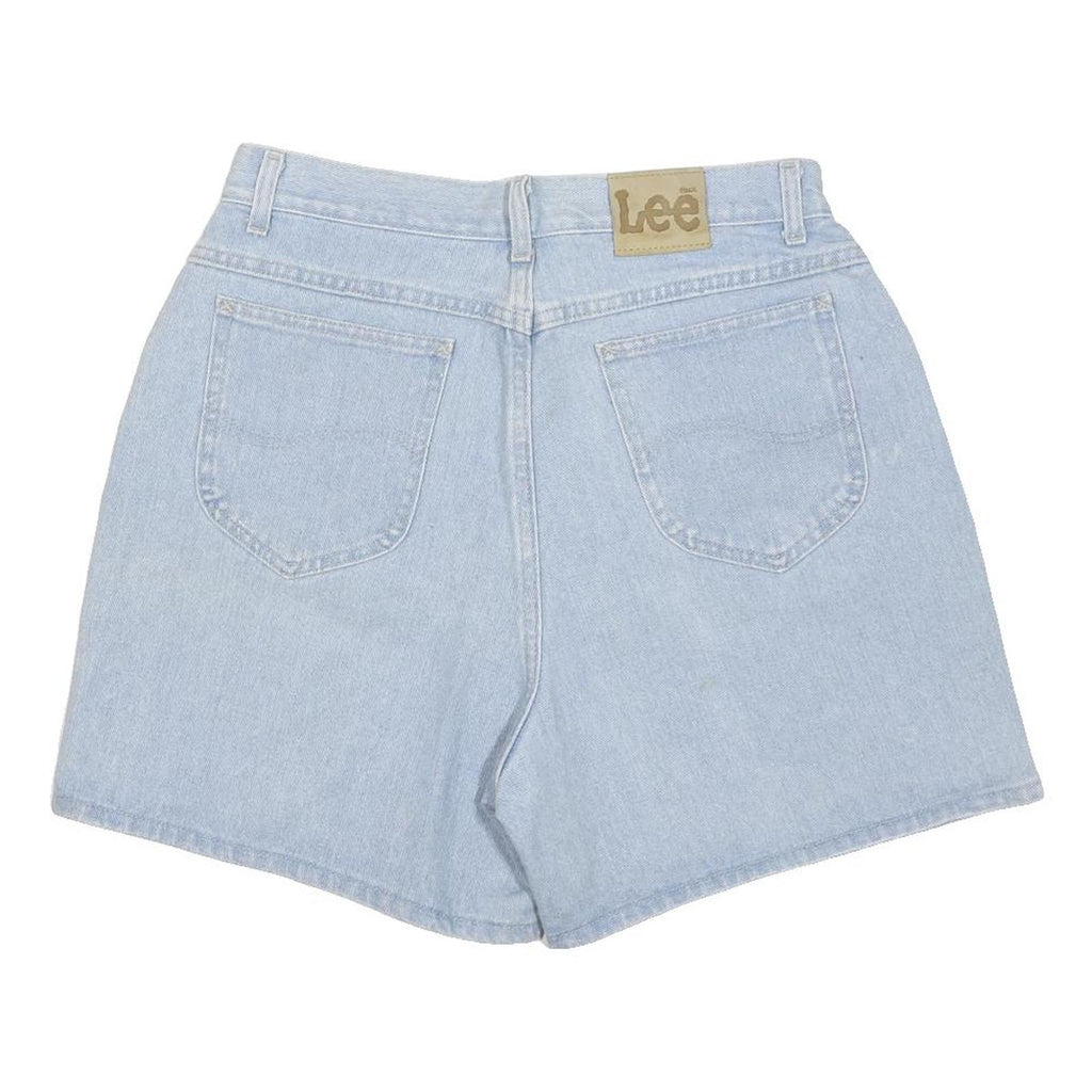 LEE Womens Denim Blue Casual Shorts L W36 Classic Cotton Fit
