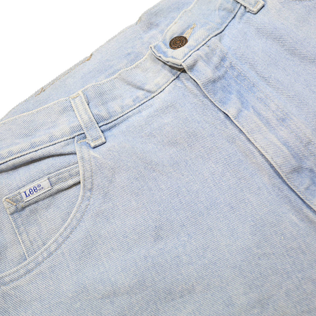 LEE Womens Denim Blue Casual Shorts L W36 Classic Cotton Fit