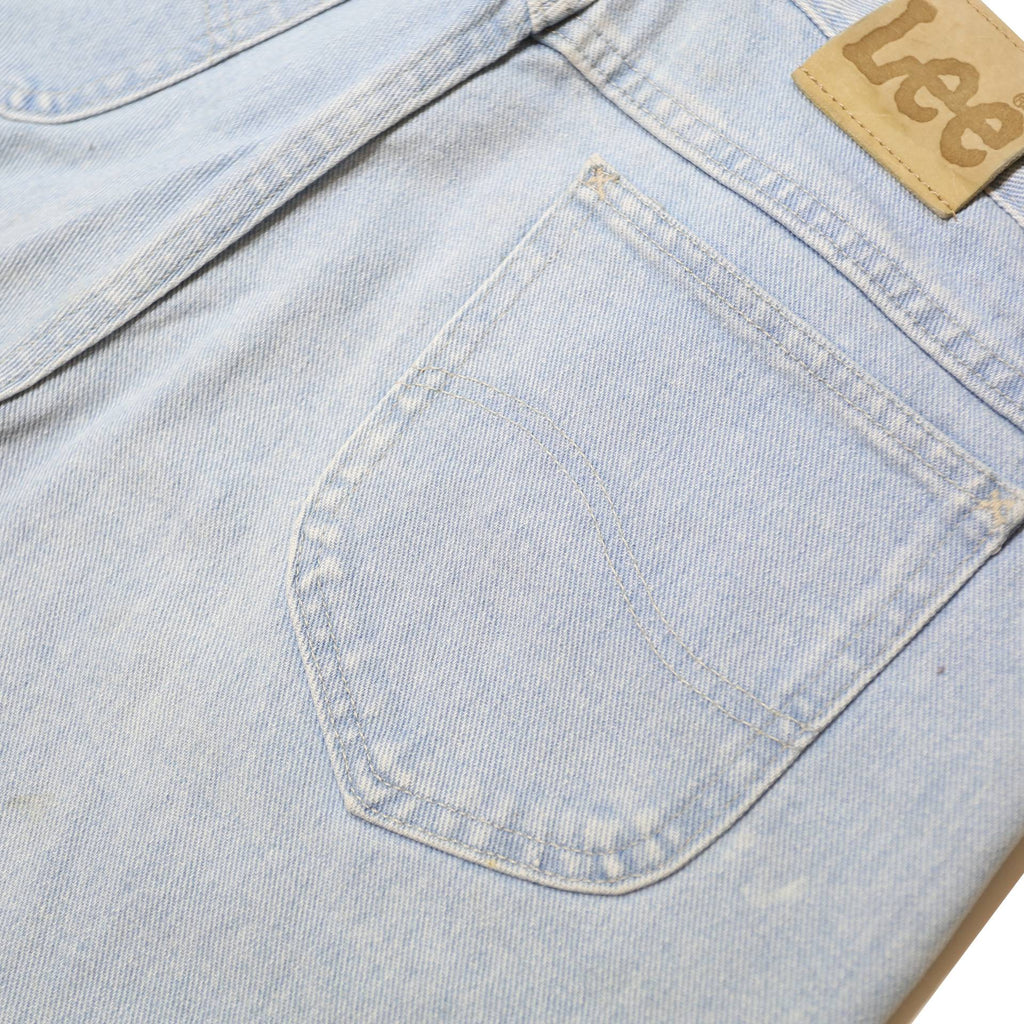 LEE Womens Denim Blue Casual Shorts L W36 Classic Cotton Fit