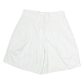 Womens White Casual Cotton Blend Shorts L W32 Relaxed Fit Summer Wear