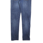 LEVI'S 512 BIG E Mens Slim Blue Denim Medium W32 L34 Slim Fit Zip Jeans