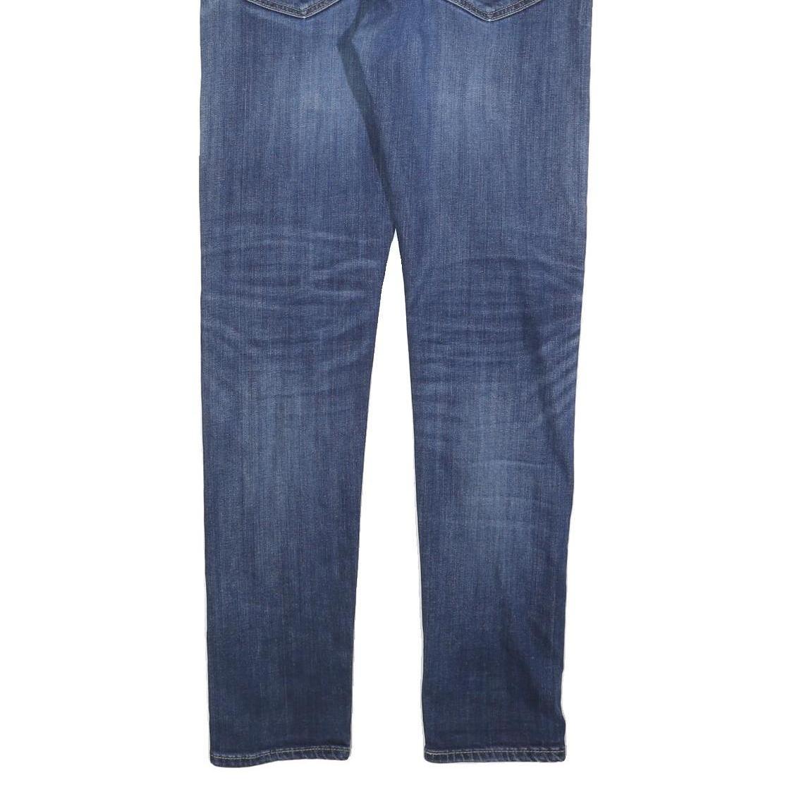 LEVI'S 512 BIG E Mens Slim Blue Denim Medium W32 L34 Slim Fit Zip Jeans