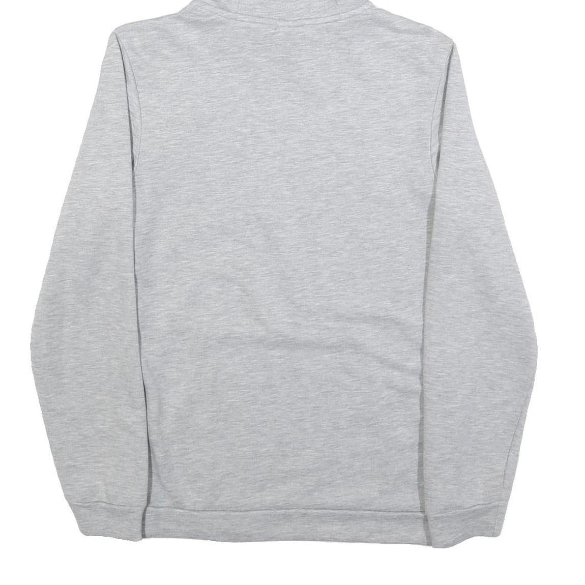 NIKE Mens Grey Hoodie XS Cotton Blend Pullover Lightweight Sports Sweatshirt