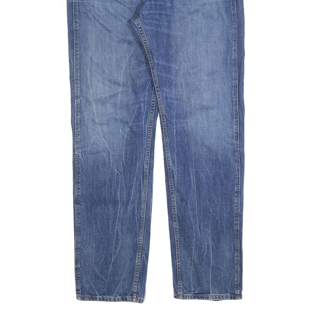 TOMMY HILFIGER Mens Jeans Blue Regular Straight Denim Medium W38 L34 Zip Cotton