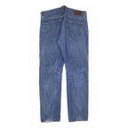 TOMMY HILFIGER Mens Jeans Blue Regular Straight Denim Medium W38 L34 Zip Cotton