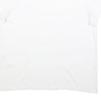 LEVI'S Womens White Graphic T-Shirt XL Short Sleeve Crew Neck Logo Patch