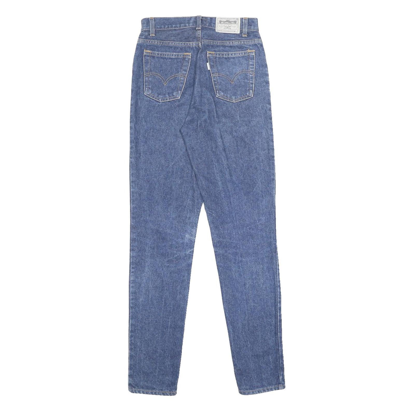 LEVI'S Silver Tab Womens Jeans Blue Slim Skinny Denim Medium W26 L32 Classic Fit