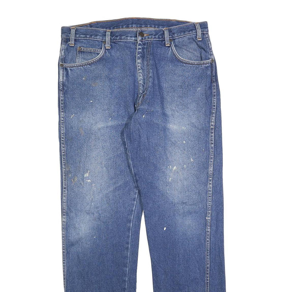 DICKIES Mens Jeans Blue Relaxed Straight Denim Medium W36 L34 Workwear Durable