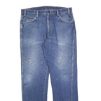 DICKIES Mens Jeans Blue Relaxed Straight Denim Medium W36 L34 Workwear Durable