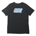 NIKE Boys Black Blue Graphic T-Shirt XL Short Sleeve Crew Neck Sportswear