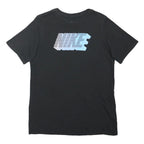 NIKE Boys Black Blue Graphic T-Shirt XL Short Sleeve Crew Neck Sportswear