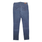 LEVI'S Womens Jeans Blue Slim Skinny Denim Medium W27 L29 Zip Fastening