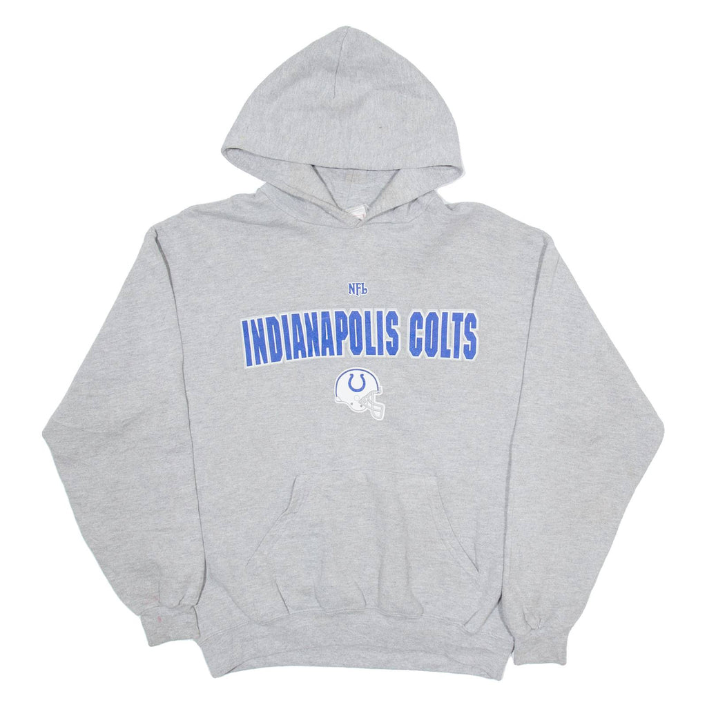 NFL Indianapolis Colts Mens Grey Hoodie USA M