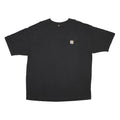 CARHARTT Mens Black Pocket T-Shirt 2XL Short Sleeve Crew Neck Workwear Casual