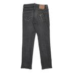LEVI'S 511 Slim Mens Jeans Black Slim Skinny Denim Medium W30 L30 Zip