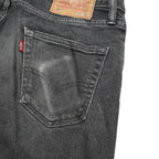 LEVI'S 511 Slim Mens Jeans Black Slim Skinny Denim Medium W30 L30 Zip