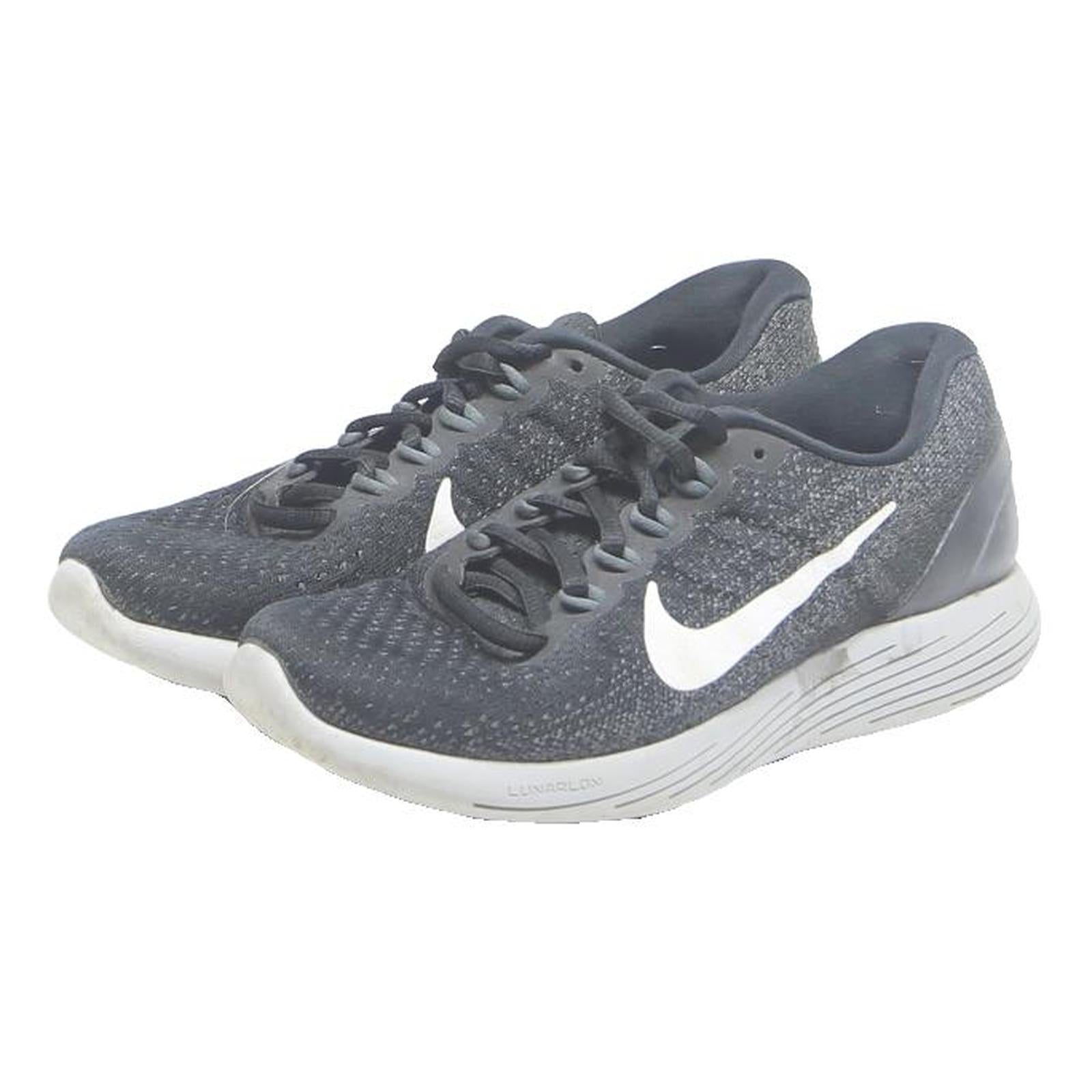 NIKE Revolution 4 Boys Running Trainers Black & White Synthetic UK 4.5