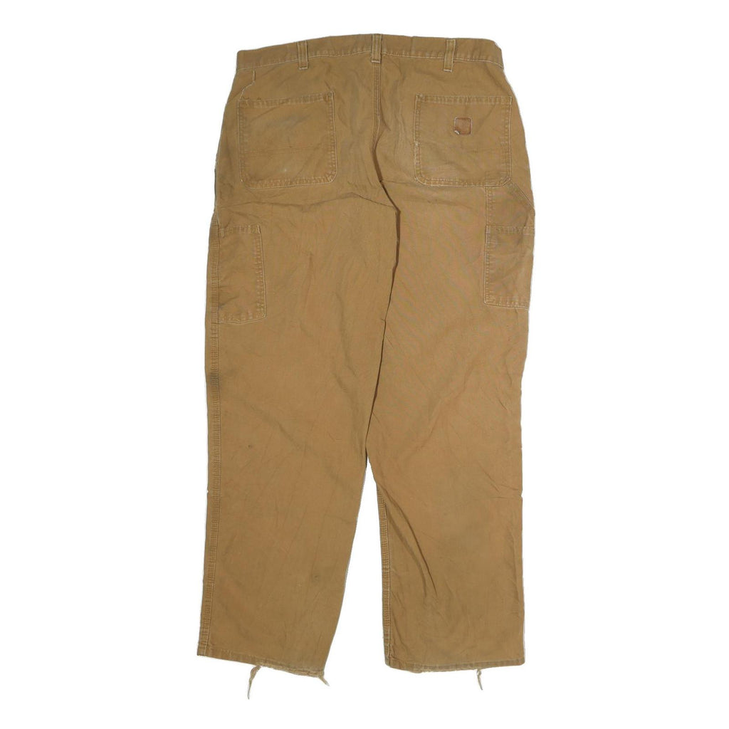 CARHARTT Mens Cotton Relaxed Straight Trousers W38 L32 Workwear Utility