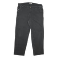 DICKIES Womens Relaxed Black Jeans Denim W38 L29 Workwear Utility Casual