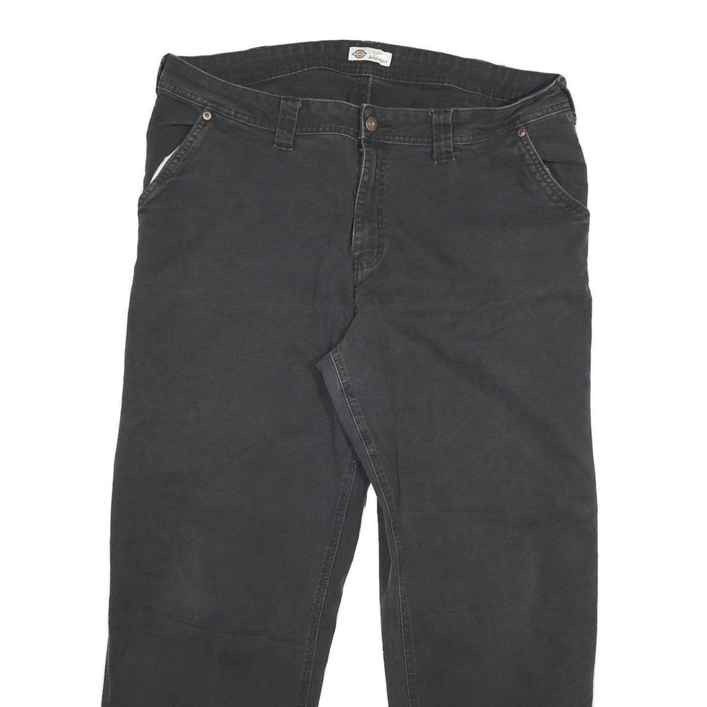 DICKIES Womens Relaxed Black Jeans Denim W38 L29 Workwear Utility Casual