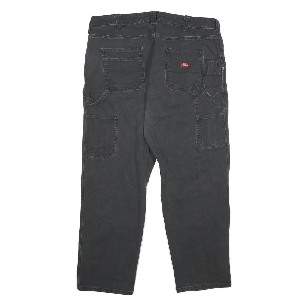 DICKIES Womens Relaxed Black Jeans Denim W38 L29 Workwear Utility Casual