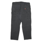 DICKIES Womens Relaxed Black Jeans Denim W38 L29 Workwear Utility Casual