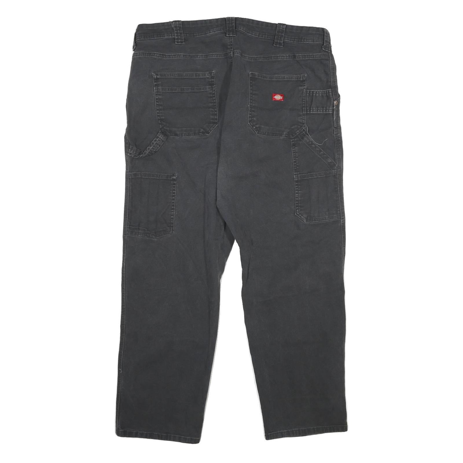 DICKIES Womens Relaxed Black Jeans Denim W38 L29 Workwear Utility Casual