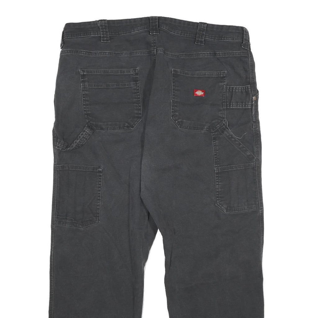 DICKIES Womens Relaxed Black Jeans Denim W38 L29 Workwear Utility Casual