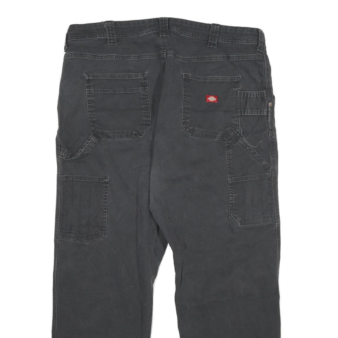 DICKIES Womens Relaxed Black Jeans Denim W38 L29 Workwear Utility Casual