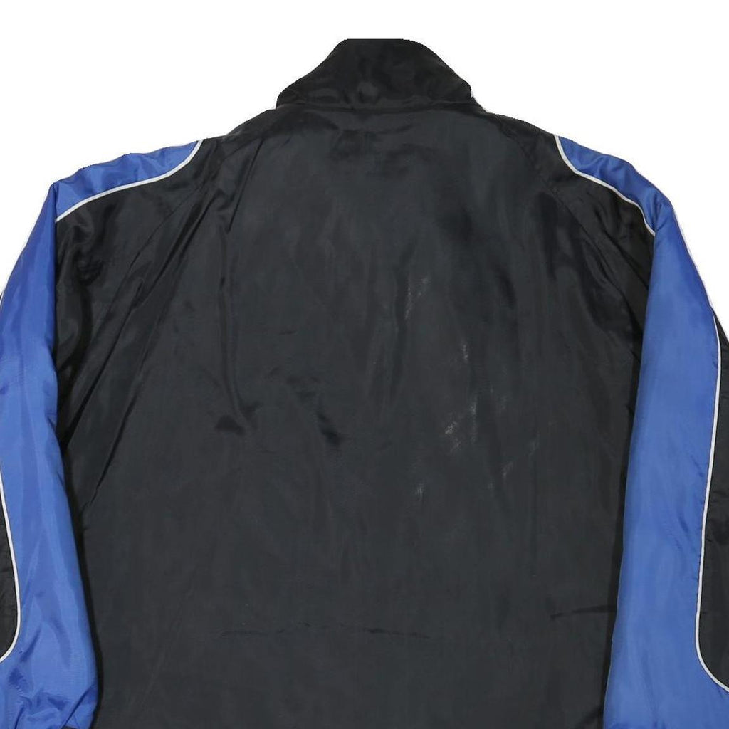 UMBRO Mens Black & Blue Polyester Blend Jacket L Zip Sportswear Outdoor
