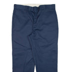 DICKIES Mens Trousers Blue Regular Straight W38 L29