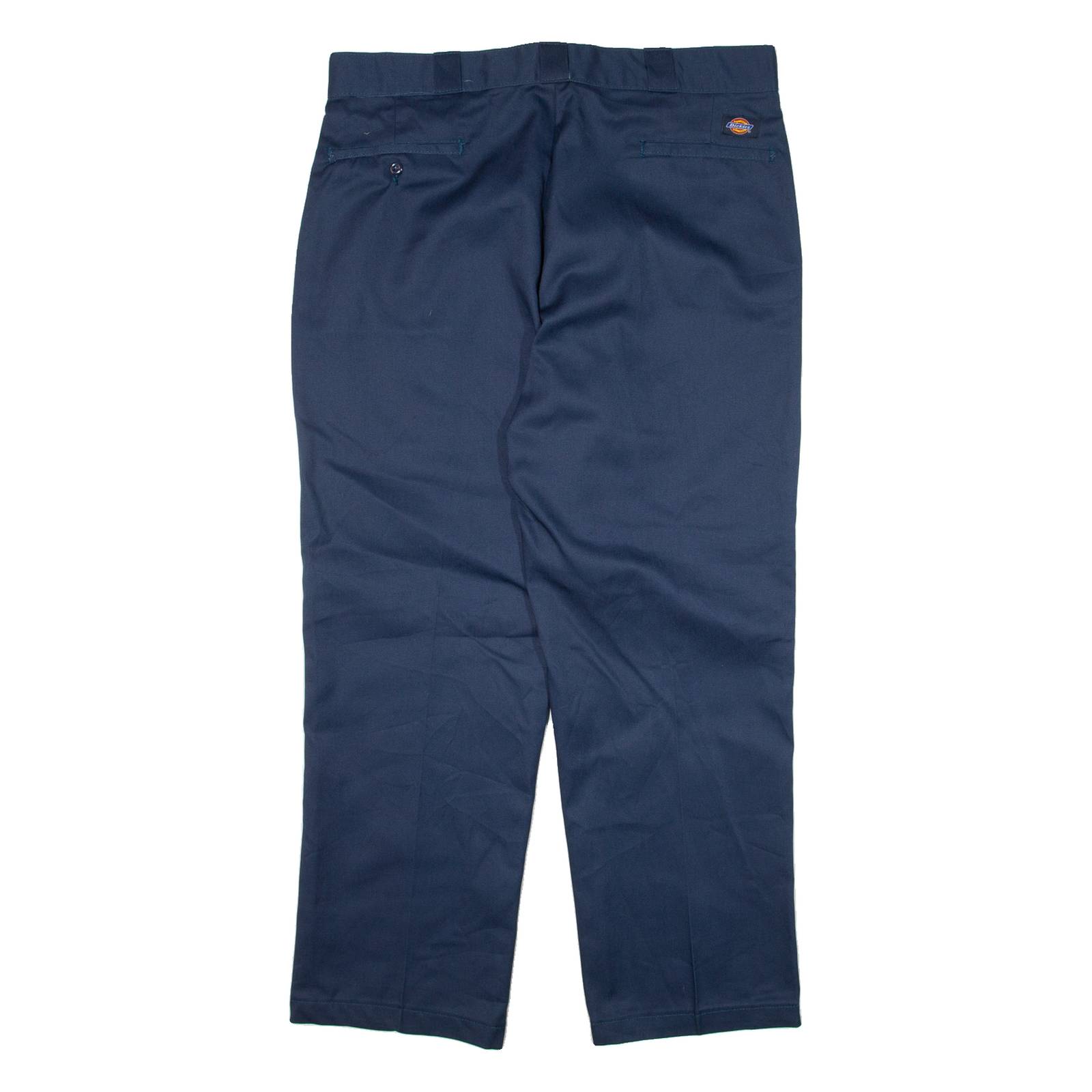 DICKIES Mens Trousers Blue Regular Straight W38 L29