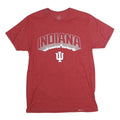 RIVALRY THREADS Mens Red Indiana Graphic T-Shirt XL Short Sleeve Crew Neck
