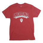 RIVALRY THREADS Mens Red Indiana Graphic T-Shirt XL Short Sleeve Crew Neck
