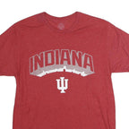RIVALRY THREADS Mens Red Indiana Graphic T-Shirt XL Short Sleeve Crew Neck