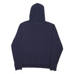 UNDER ARMOUR Mens Navy Blue Hoodie L Cotton Blend Pullover Casual Sportswear