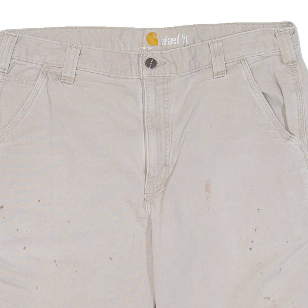 CARHARTT Mens Workwear Shorts Grey Relaxed L W36