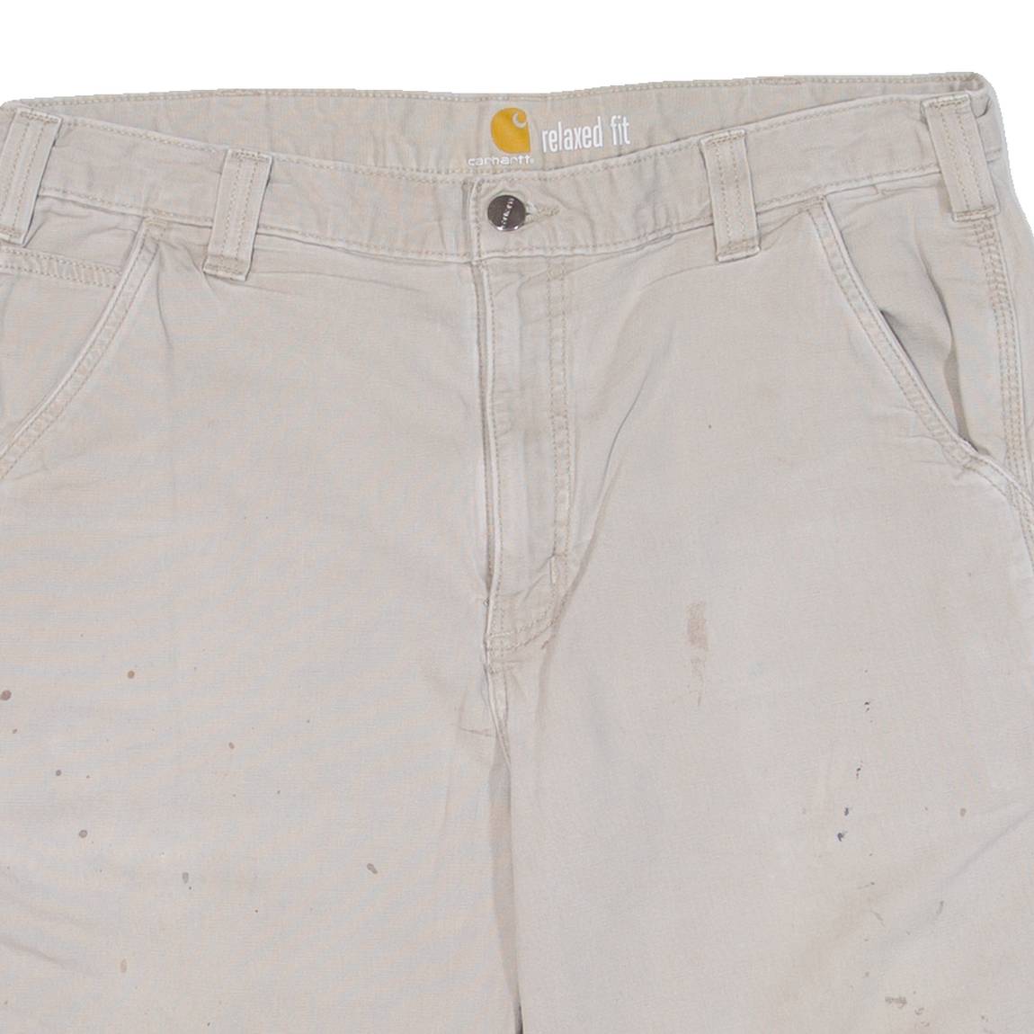 CARHARTT Mens Workwear Shorts Grey Relaxed L W36