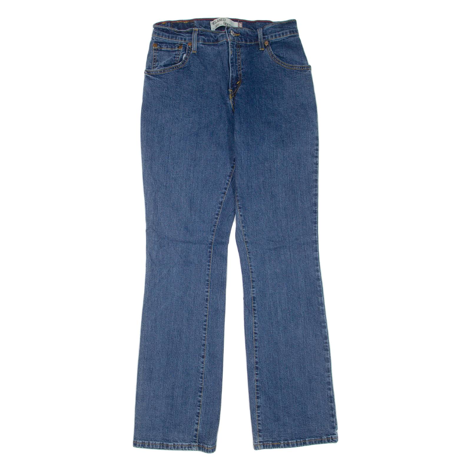 LEVI'S 550 MADE IN USA Jeans Bootcut Womens Blue Relaxed Tapered W28 L32
