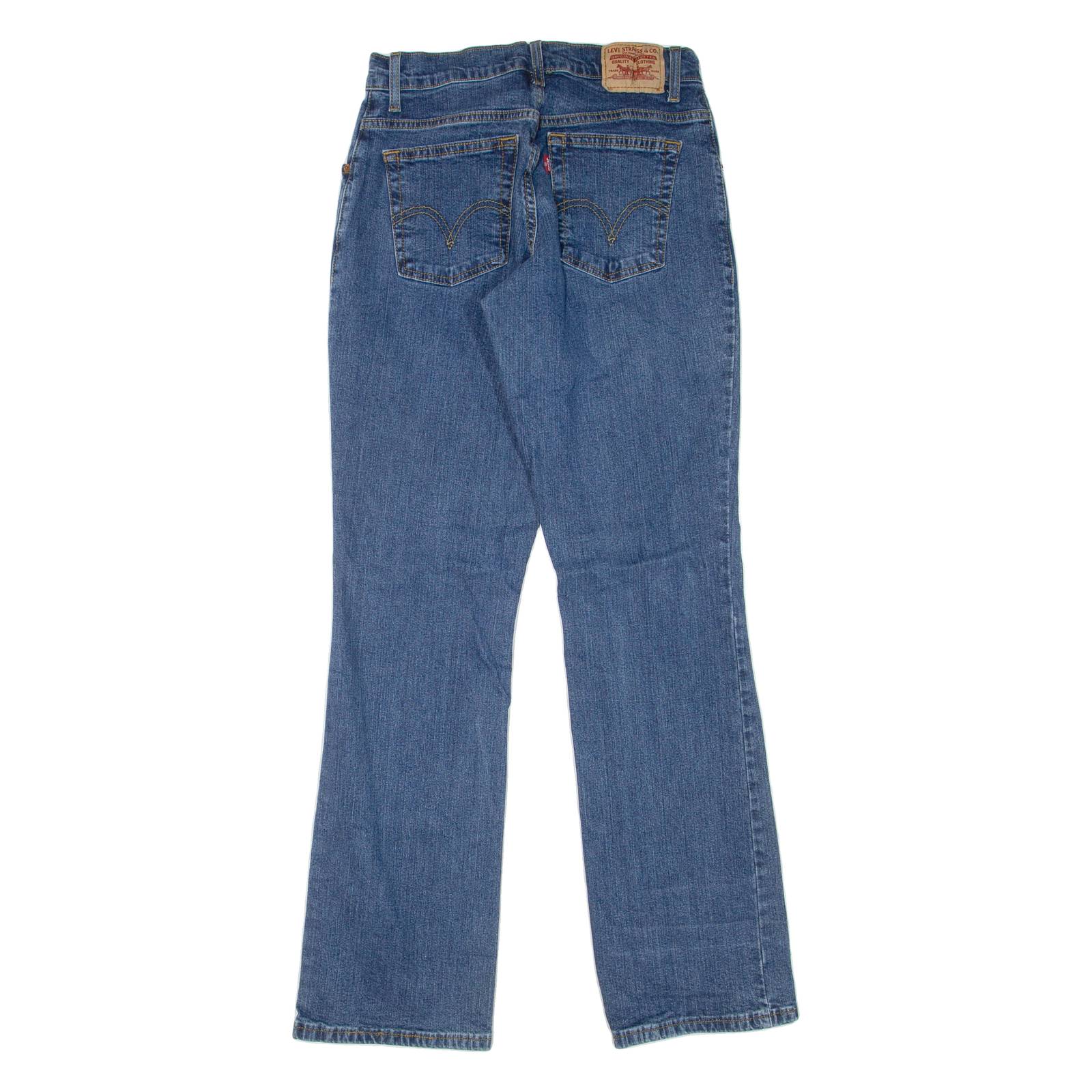 LEVI'S 550 MADE IN USA Jeans Bootcut Womens Blue Relaxed Tapered W28 L32