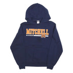JERZEES Mens Navy Mitchell Marauders Hoodie M Cotton Blend Pullover
